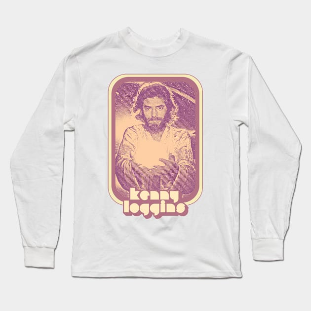 Kenny Loggins / 1980s Retro Aesthetic Fan Art Design Long Sleeve T-Shirt by DankFutura